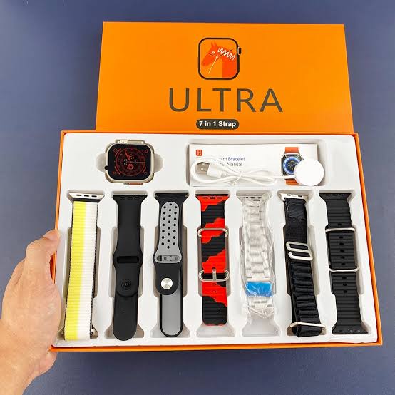 7 Straps Ultra Smart Watch Series 8