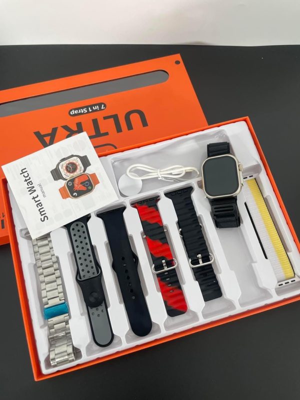 7 Straps Ultra Smart Watch Series 8